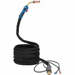 STAMOS Torche MIG MAG MIG500 Refroidissement Par Eau Torche À Souder 5 M 500/450 A - Argent, Marron