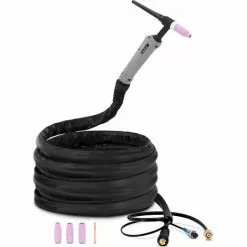 STAMOS Torche TIG Pack De Tuyaux TIG Soudage TIG Prise À 2 Broches 8 M 8 L/min - Marron