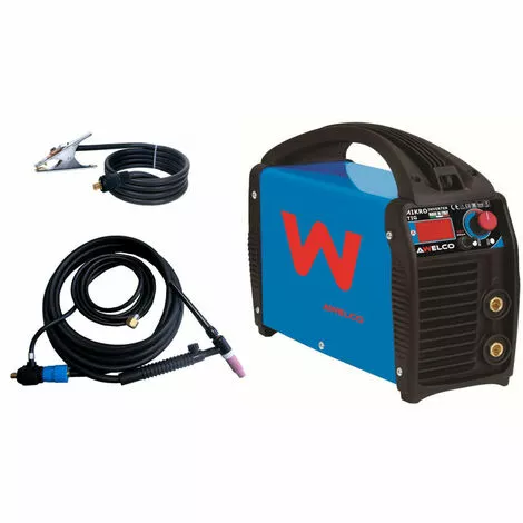 AWELCO Poste à Souder MMA-TIG Mikrotig170 + Cagoule LCD + Torche TIG+Argon+Détendeur+Electrodes MMA + Tungstène – Image 4