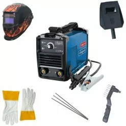 Pack SCHEPPACH Poste à Souder - WSE1100 - Casque Soudure - AWH500FL - Gants De Protection