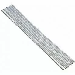 SUPERSELLER Poste à Souder MMA & électrode Enrobée 10pcs Baguettes De Soudure En Aluminium Noyau Solide Aucun Flux Requis Résistance à La Corrosion à Faible Point De Fusion - 250 × 2,4 Mm