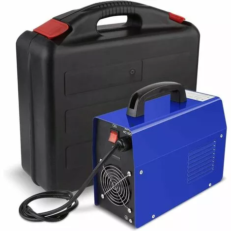 Homfa Poste à Souder Inverter, Poste De Soudure à Electrode, Machine à Souder à Onduleur, Avec Boîte Portatif, Pour Acier Inoxydable, Fer Et Aluminium Ø 2.5 Mm, 20-200A, Prise Non Incluse – Image 2