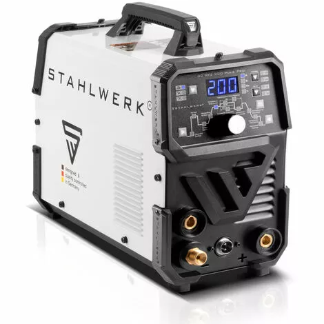 STAHLWERK DC TIG 200 Puls Pro - Poste De Soudage TIG Professionnel Numérique Avec Fonction MMA Et Pulsée, Adapté Aux Tôles Fines, 7 Ans De Garantie – Image 2