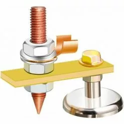 FLYME Fixer Pince Au Sol, Tête De L'aimant De Soudage, Pince De Soudage Magnétique Fixe De Serrage Solide Magnétique Solide Magnétique Pour Le Sol De Soudage électrique