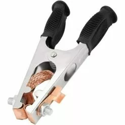 ROSIER Gear Pince De Masse De Soudage, Pince De Terre De Soudage Galvanisée Pince De Tige De Terre 500A Magnétique Bonne Conductivité Pour Soudeur Pour Soudeur Manuel(US Type)——VEBTles