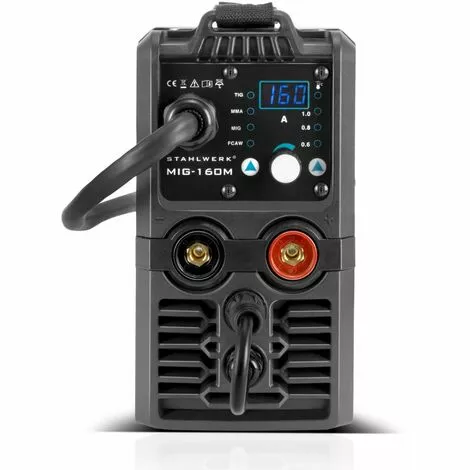 STAHLWERK MIG MAG 160 M Poste à Souder IGBT Appareil Combiné 5 En 1 Entièrement Synergique Avec Véritable 160 Ampères / Fil Fourré, MIG MAG, ARC MMA, Lift TIG – Image 3