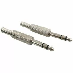 MACARON Jack Prise Jack 6,35mm Male à Souder Stéréo Fiche Male Connecteur Soudure LO-Ron（5pcs）