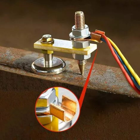 QERSTA Tête D'aimant De Soudage, Outil D'accessoires De Soudage Accessoires De Soudage Pince De Masse Magnétique Pour Soudage – Image 4