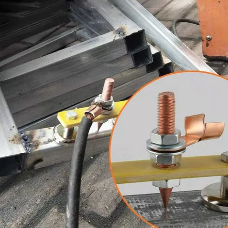 QERSTA Tête D'aimant De Soudage, Outil D'accessoires De Soudage Accessoires De Soudage Pince De Masse Magnétique Pour Soudage – Image 5