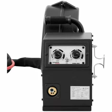 STAMOS Poste À Souder Mig/Mag Professionnel Gaz De Protection Fonction Synergic 350 A - Taupe – Image 3