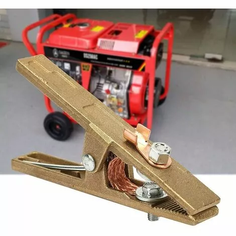 CARILLONSàVENT Pince De Masse Soudure,Carivent 300A Mâchoire Lourde En Laiton, Pince De Terre De Soudage Pour Poste De Soudage Welder,1 Pcs (300A) â Image 4