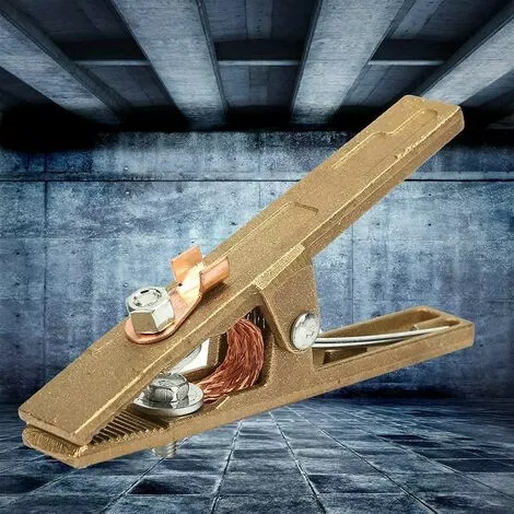 CARILLONSàVENT Pince De Masse Soudure,Carivent 300A Mâchoire Lourde En Laiton, Pince De Terre De Soudage Pour Poste De Soudage Welder,1 Pcs (300A) â Image 5