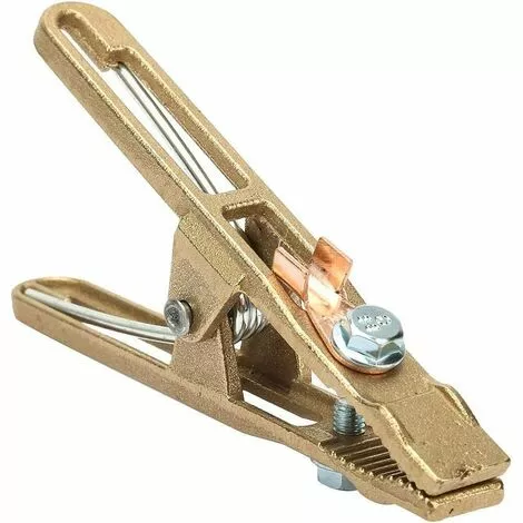 Laiton Pince De Masse,Pince De Terre à Souder Pour Souduremise à La Terre De Câble Pour La Machine De Soudure 1 Pcs (260A) 56Vingt – Image 5