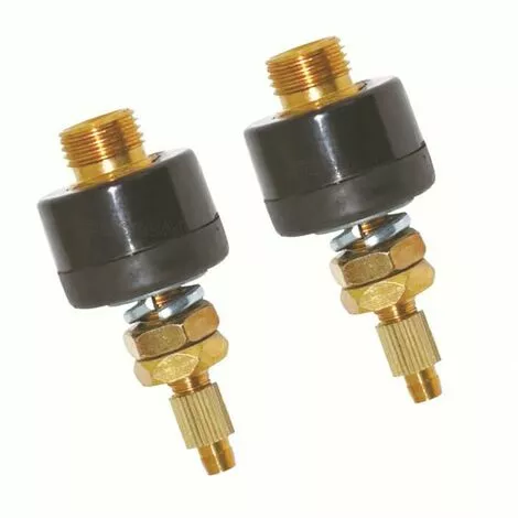 QERSTA Connecteur Rapide électrique De Gaz De Machine De Soudage à L'arc-argon De Torche De Soudeur Pour La Torche De Soudeur 70x15mm(2 Pcs)