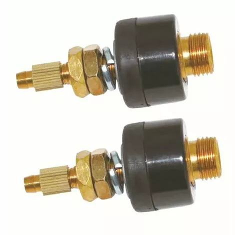 QERSTA Connecteur Rapide électrique De Gaz De Machine De Soudage à L'arc-argon De Torche De Soudeur Pour La Torche De Soudeur 70x15mm(2 Pcs) – Image 2