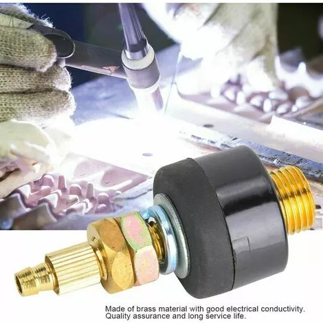 QERSTA Connecteur Rapide électrique De Gaz De Machine De Soudage à L'arc-argon De Torche De Soudeur Pour La Torche De Soudeur 70x15mm(2 Pcs) – Image 4