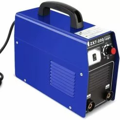 AICOK Poste à Souder Inverter, Poste De Soudure à Electrode, Machine à Souder à Onduleur, Avec Boîte Portatif, Pour Acier Inoxydable, Fer Et Aluminium Ø 2.5 Mm, 20-200A, Prise Non Incluse