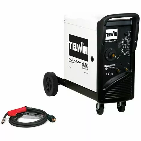 Poste à Souder Inverter Mig-Mag Flux Telwin Maxima 230 Synergic - Blanche - - Blanche