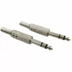 5pcs Jack Prise Jack 6,5mm Male à Souder Stéréo Fiche Male Connecteur Soudure 100% Métal,Lonvrèe